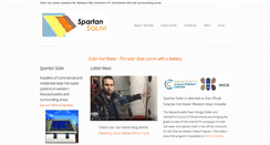 Desktop Screenshot of gospartansolar.com