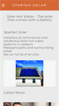 Mobile Screenshot of gospartansolar.com